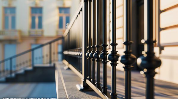 Garde-corps de terrasse : les critères de choix à retenir