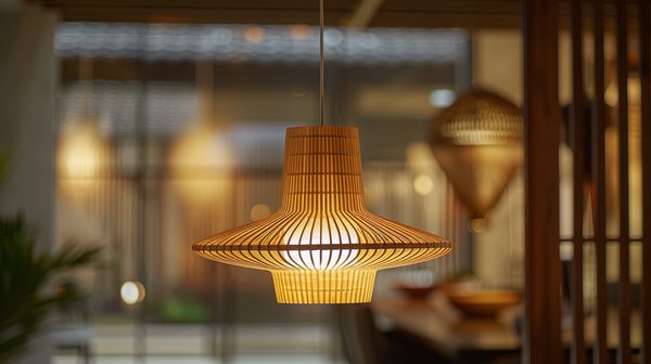 Luminaire suspendu en bambou : les étapes de pose