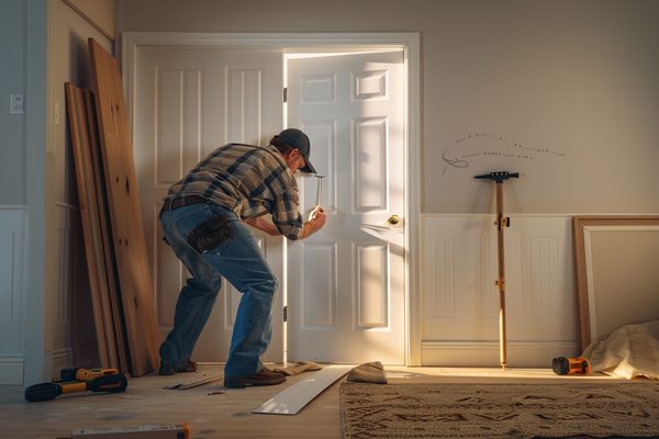 Pose porte PVC en applique : guide pour une installation réussie