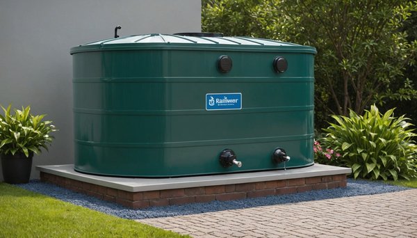 Découvrez la cuve de récupération d'eau de pluie 550 L équipée