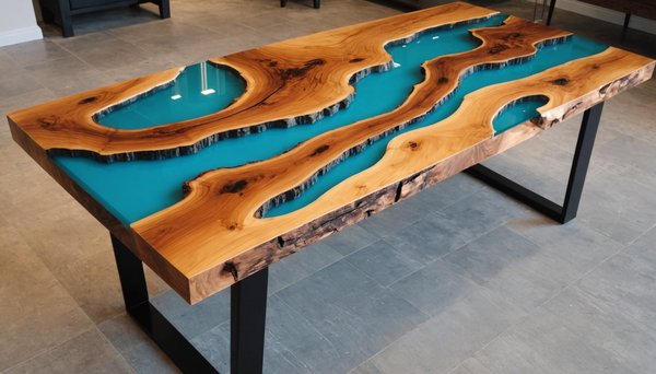 Table bois résine : créez l'unique pour votre intérieur