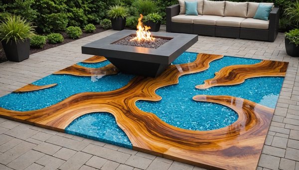 La résine epoxy : une touche moderne pour votre terrasse